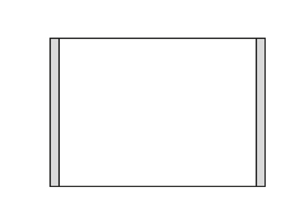 Türschild KRISTALLINO.s-Acryl - 216 x 149 mm (BxH) A5 quer