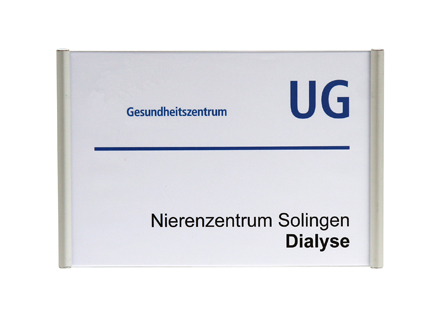 Türschild PLANO - 225 x 148,5 mm (BxH) A5 quer