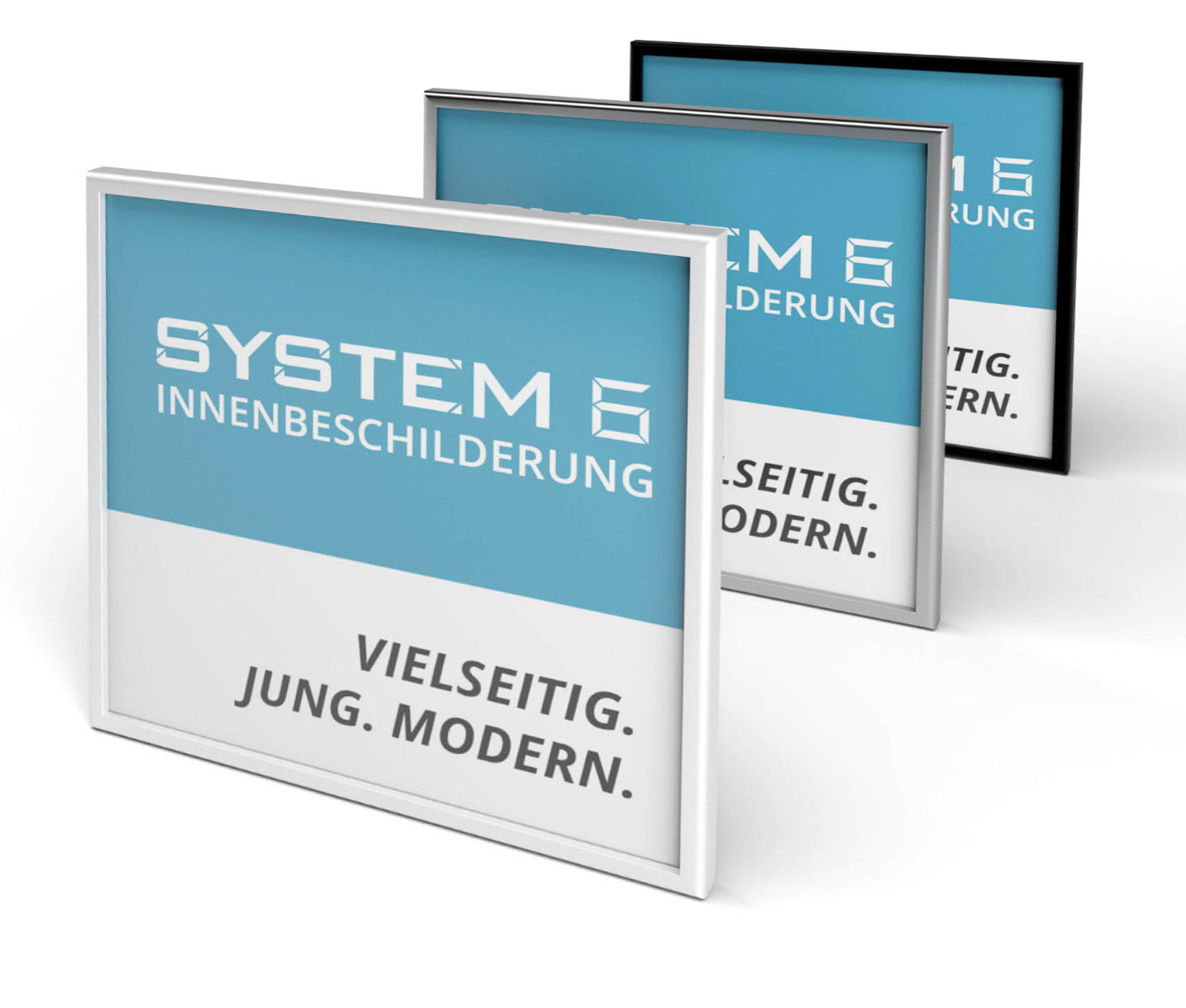 Türschild SYSTEM 6-farbig