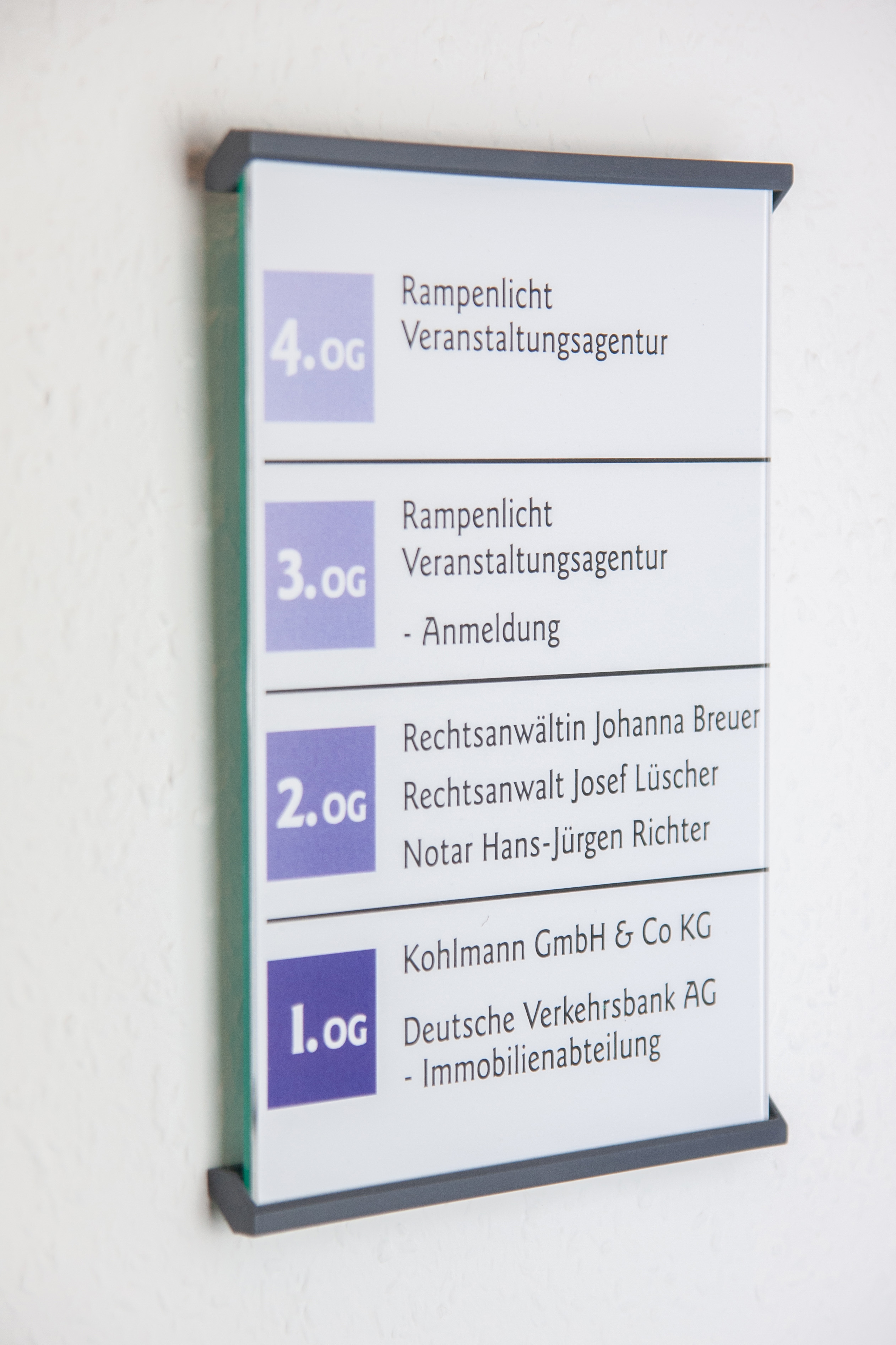 Türschild SIMPLEX - 210 x 148 mm (hoch oder quer)