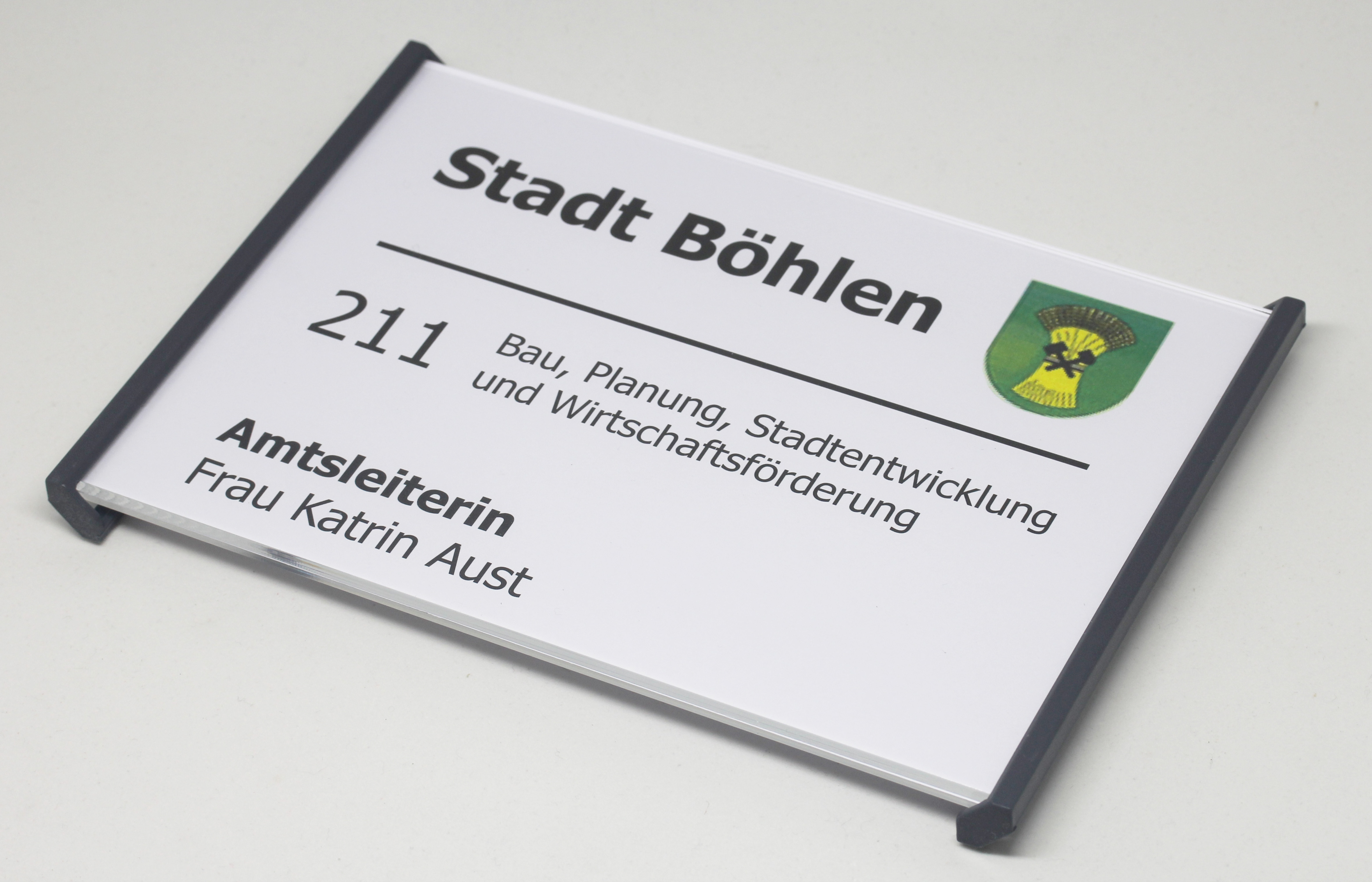 Türschild SIMPLEX - 210 x 148 mm (hoch oder quer)