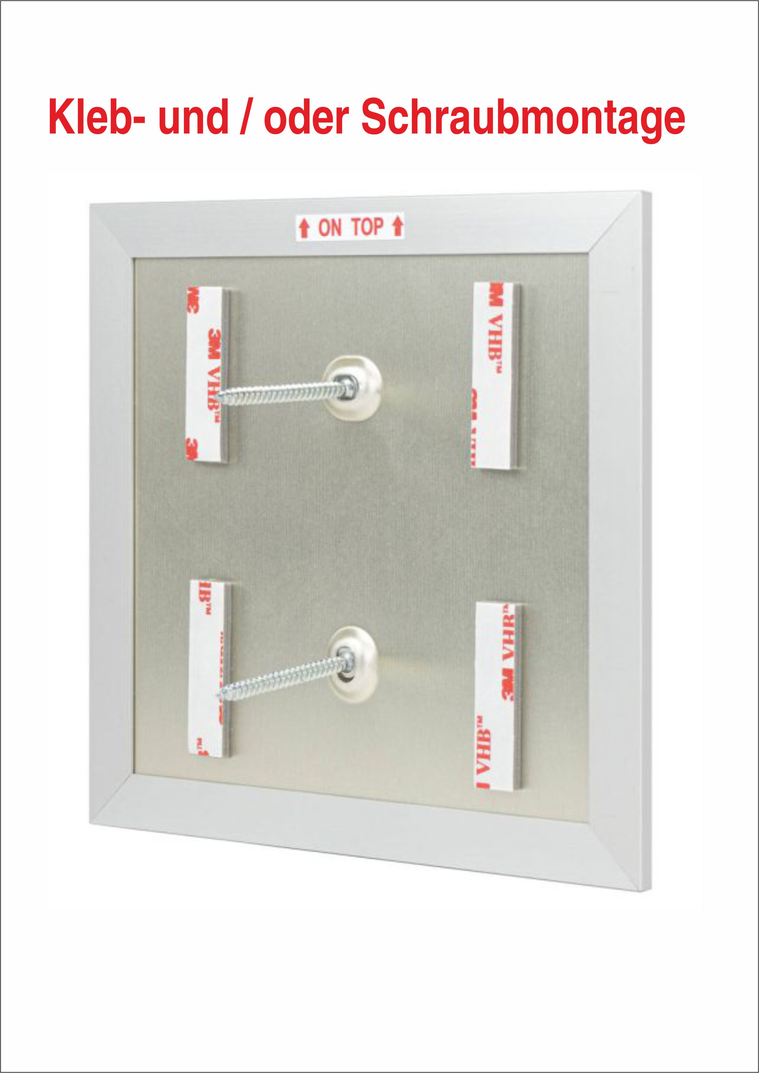 Türschild FORMO.flach - 152 x 108,5 mm A6 quer