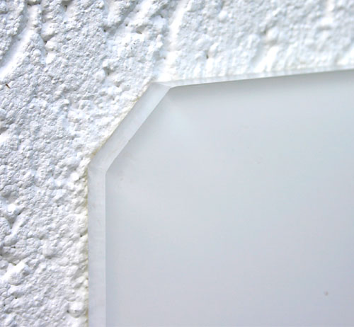 Achteck Acrylglasschild - 8 mm Typ Jota