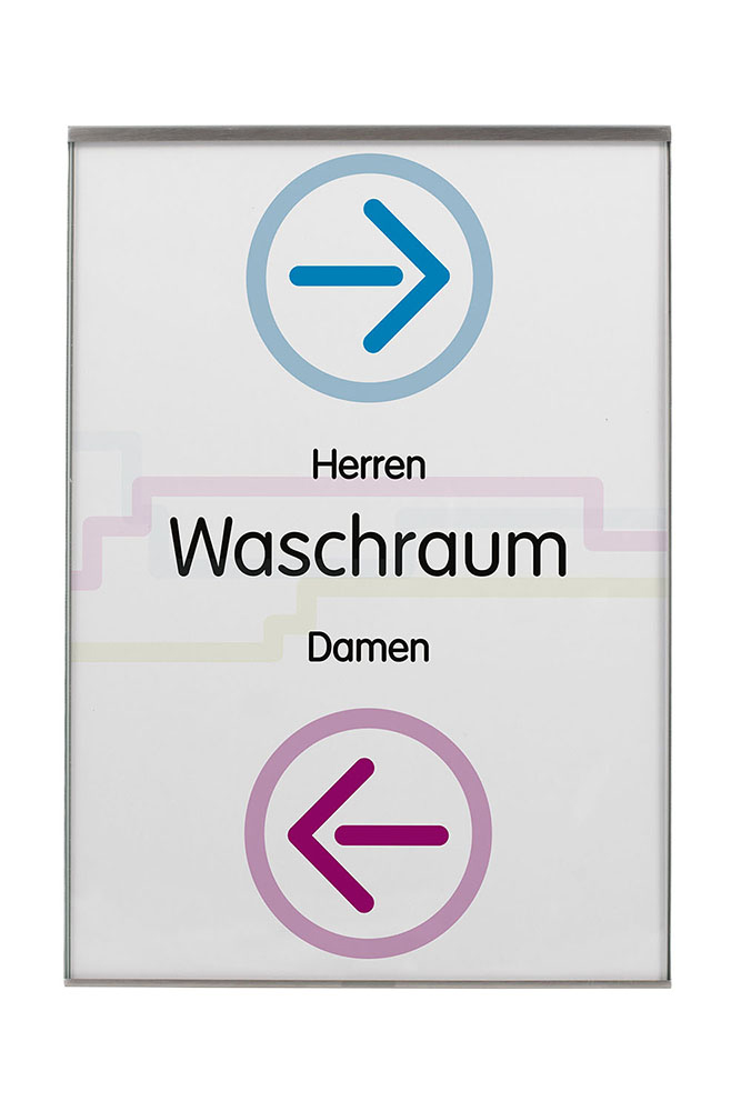 Türschild GLASGOW - 213 x 302 mm, A4 hoch