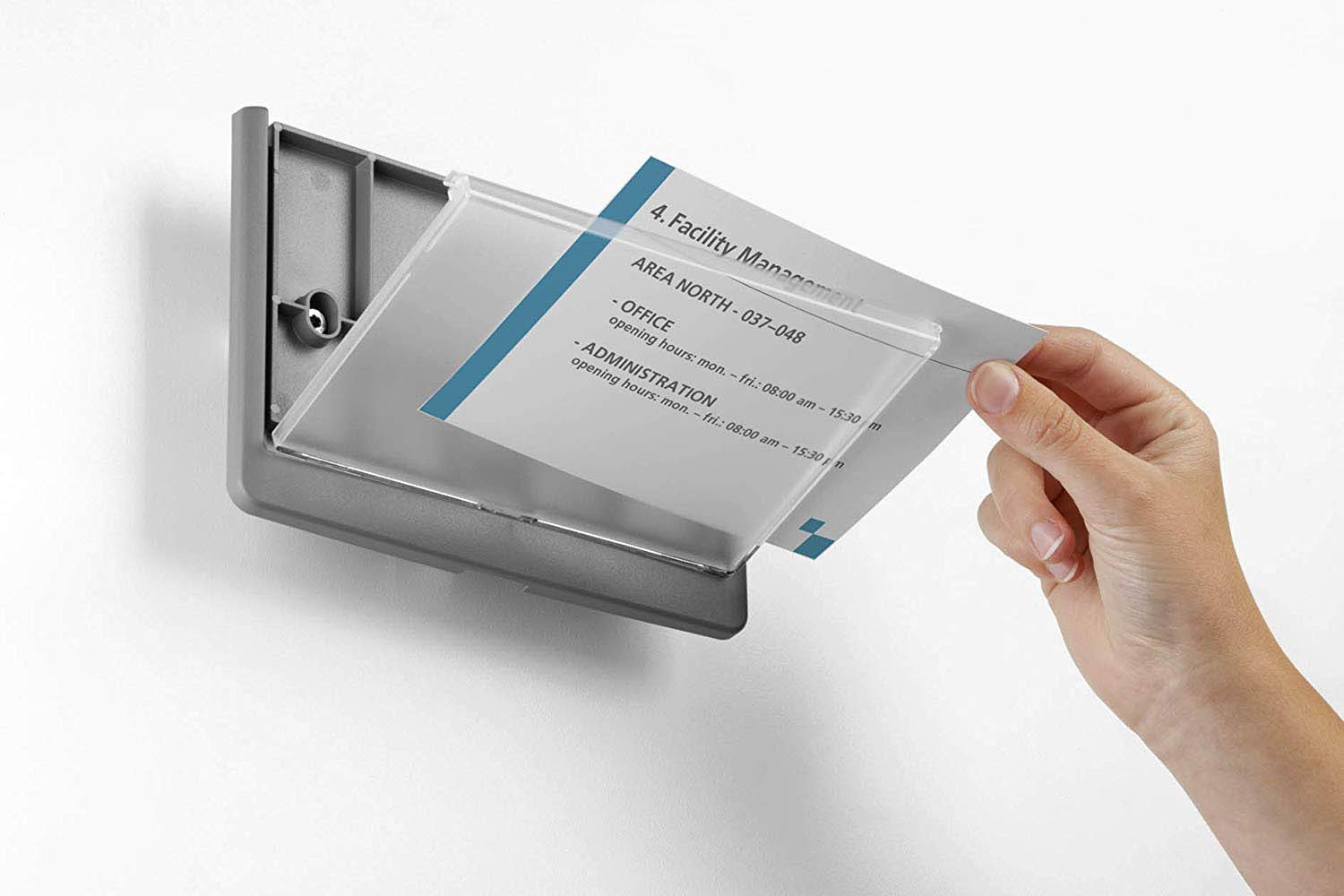 Türschild Click-Sign Durable - 149 x 52,5 mm