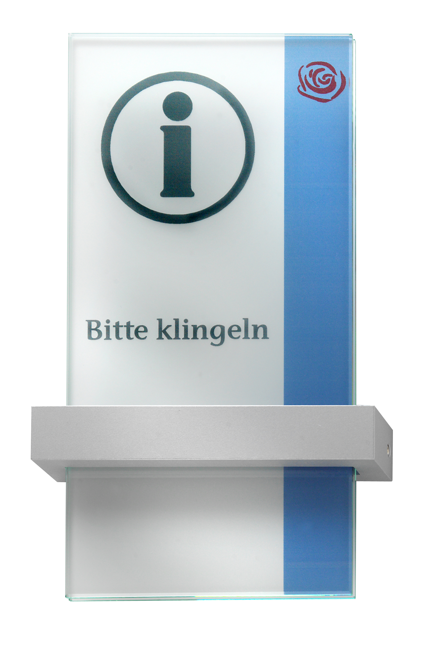 Glas-Türschild VISIGN - 106 x 211 mm (BxH)