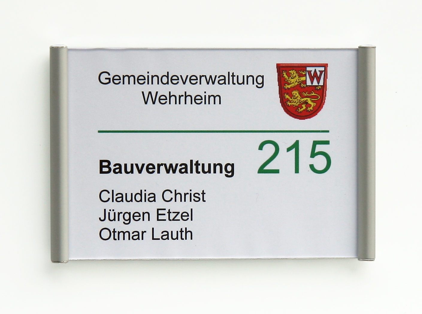 Türschild PLANO - 162 x 105 mm (BxH) A6 quer