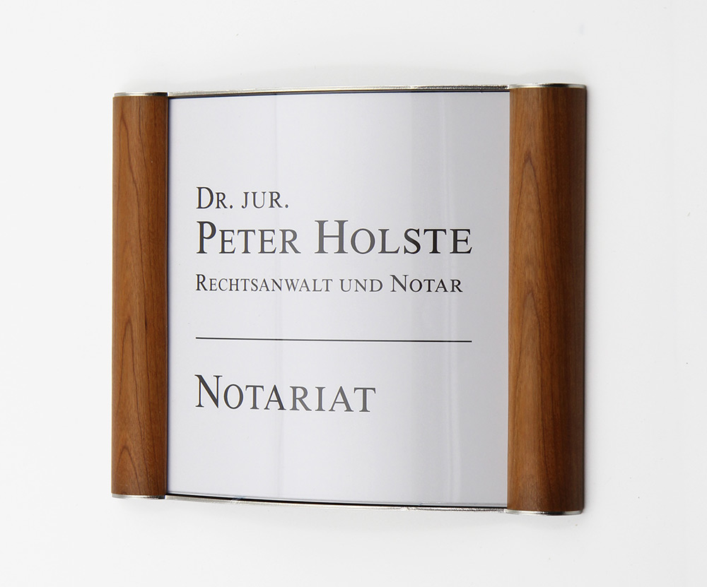 Türschild Westerwald-Kirschbaum - 190 x 150 mm (BxH)