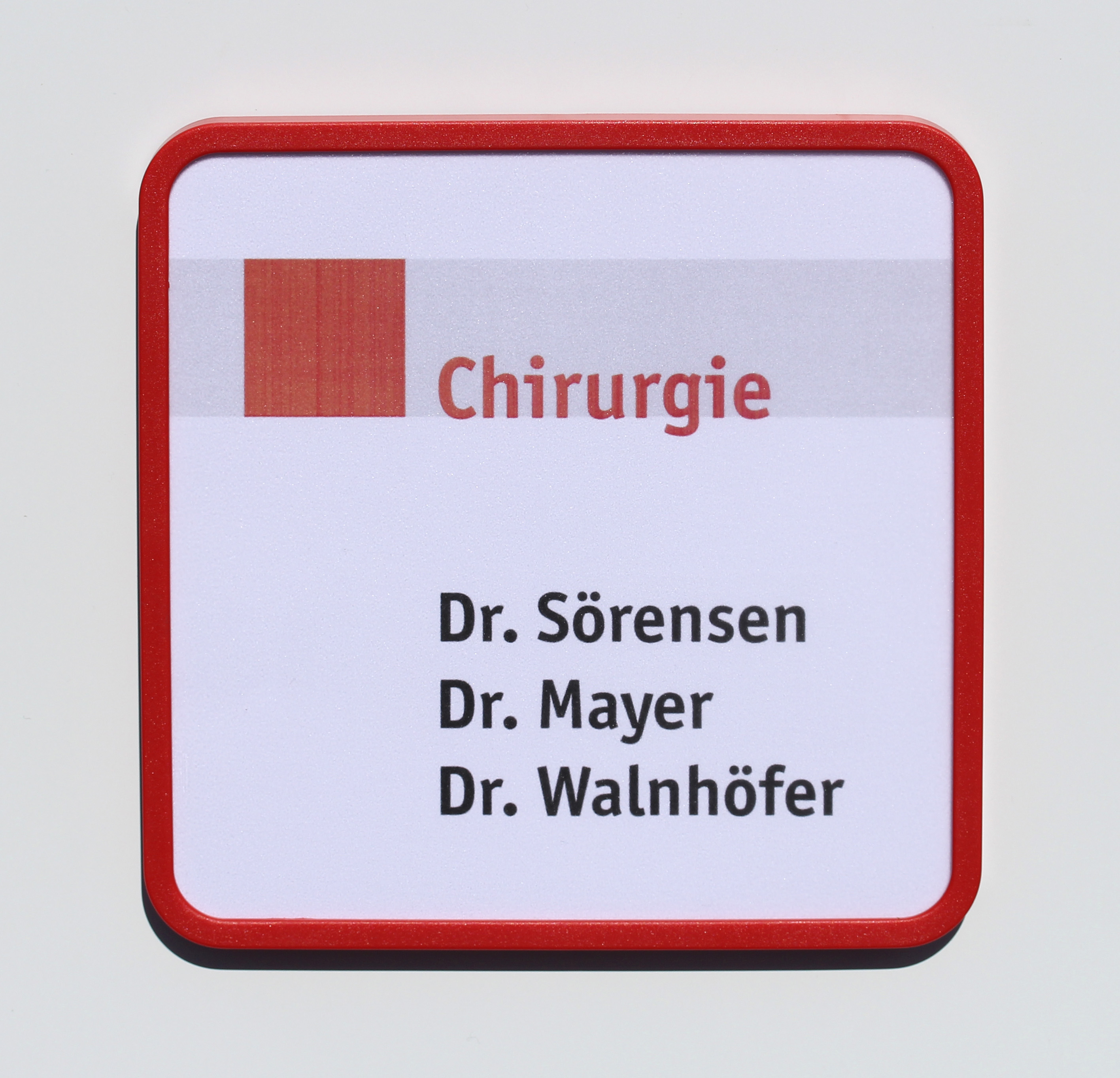 Türschild MAXI - 153 x 153 mm