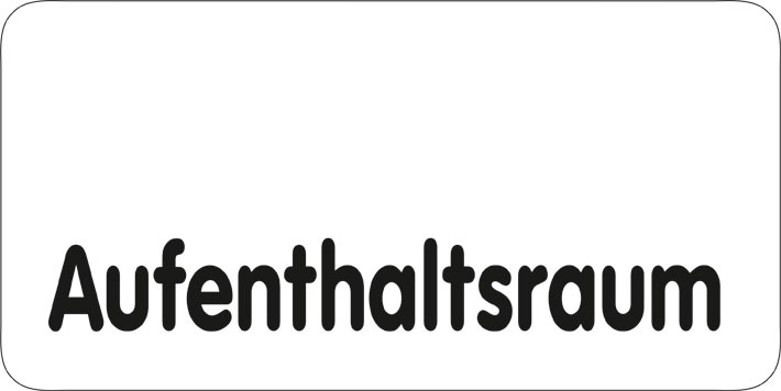 Typ Delta 250 x 125 mm - Aufenthalsraum