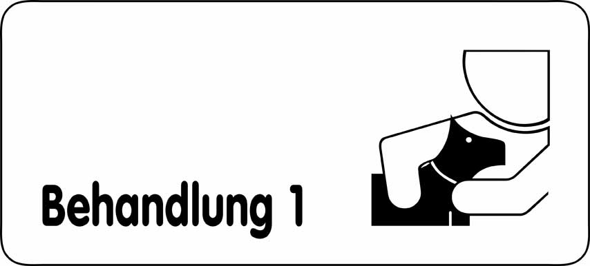 Typ Delta 300 x 135 mm - Behandlung 1 vet.