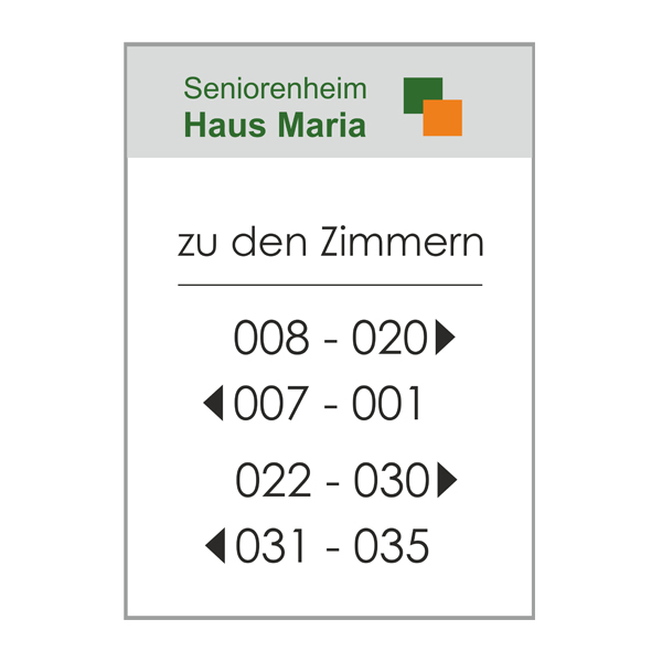 Infoschild FORMO.flach - 213,5 x 300,5 mm A4 hoch