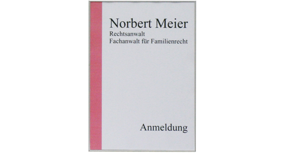 Türschild FORMOflach - 152 x 213,5 mm A5 hoch