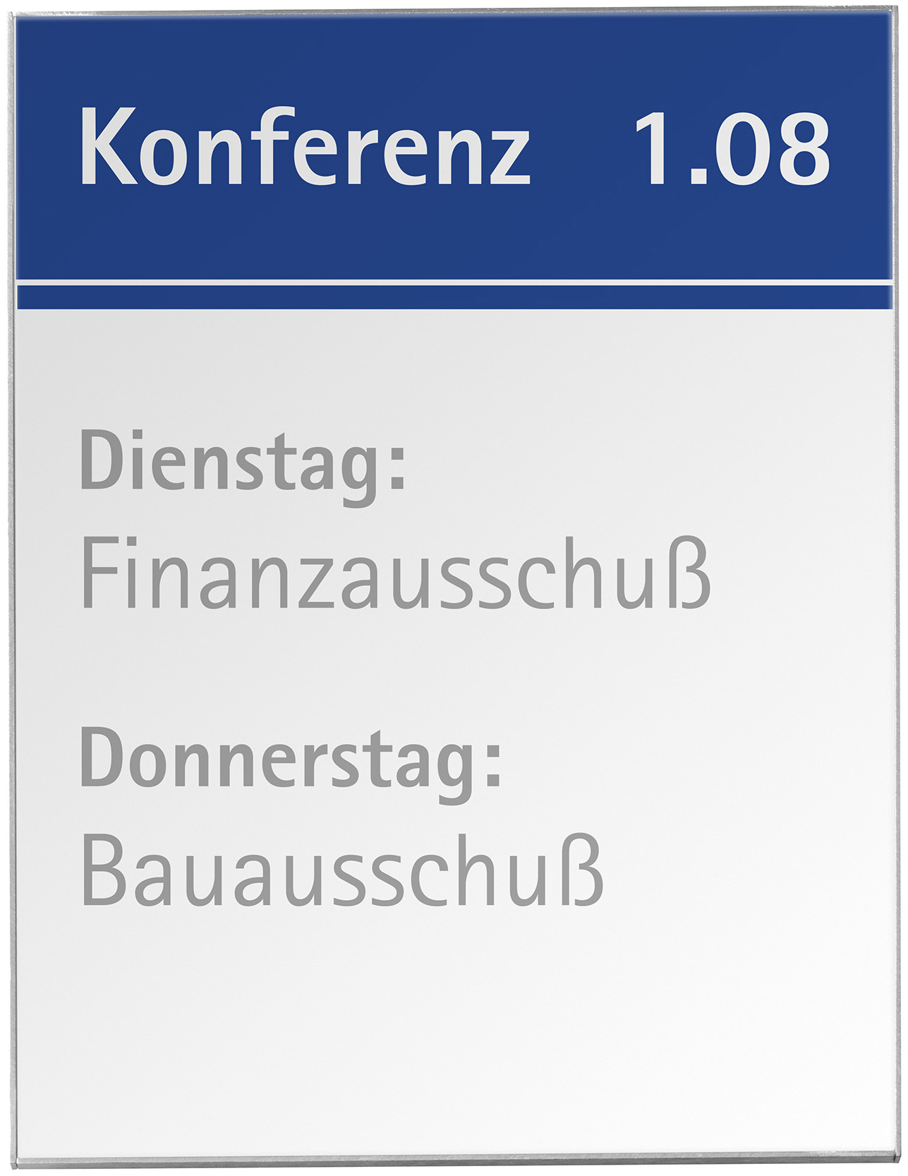 Türschild RIO - 212 x 299 mm A4 (hoch oder quer)