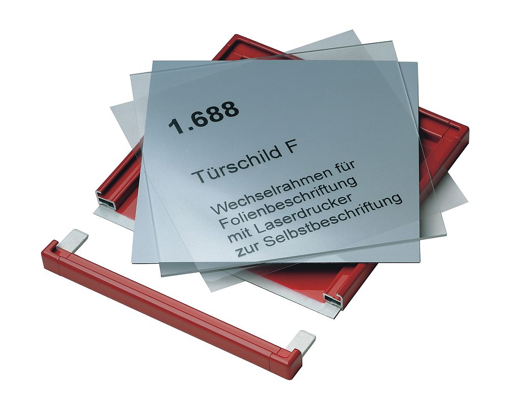 Türschild Unitex-F - 215 x 302 mm A4 (hoch oder quer)