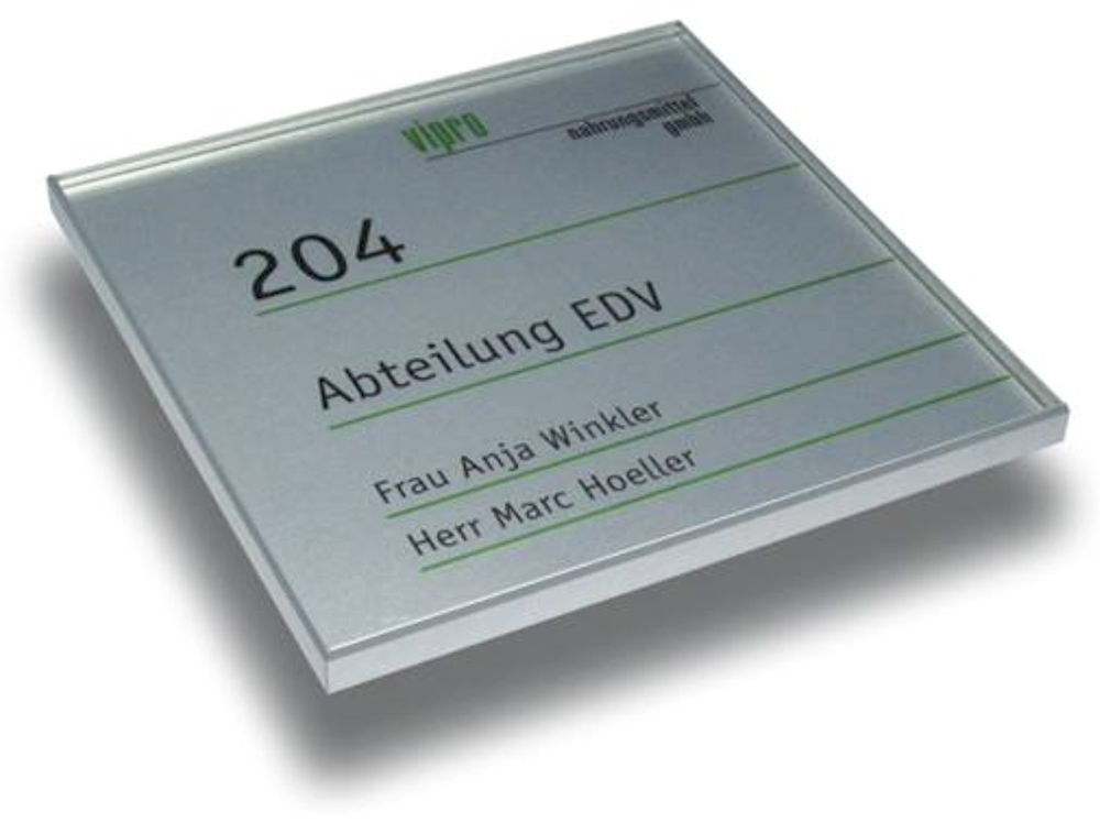 Türschild Unitex-L - 155 x 155 mm - Frei - Besetzt