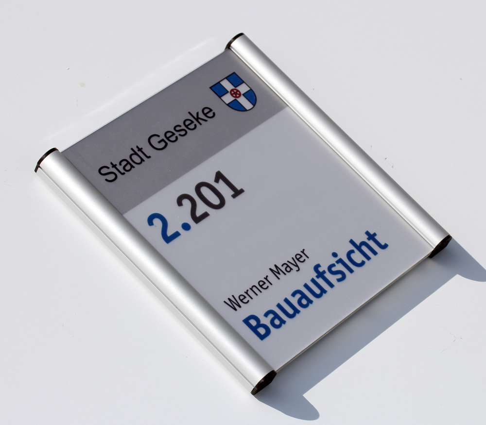 Türschilder Unitex-G - 226 x 297 mm (BxH) A4 hoch