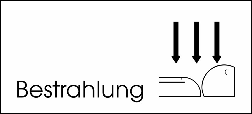 Typ Beta 300 x 135 mm - Bestrahlung