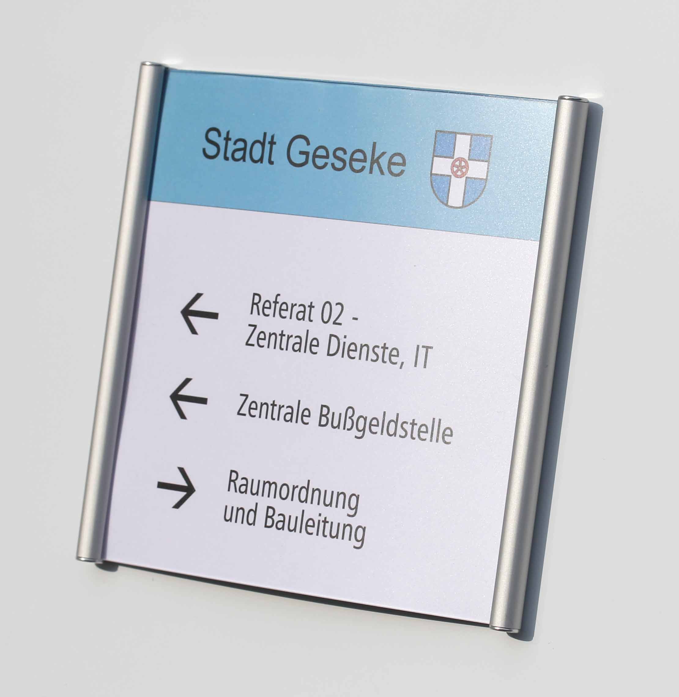 Türschild CIS.n - 163 x 105 mm (B x H) DIN A6 quer