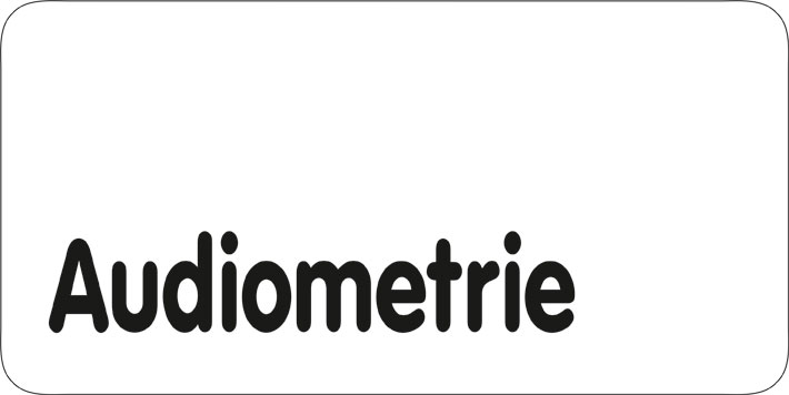 Typ Delta 250 x 125 mm - Audiometrie