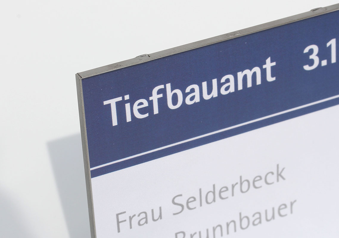 Türschild RIO - 149,5 x 107 mm A6 (hoch oder quer)