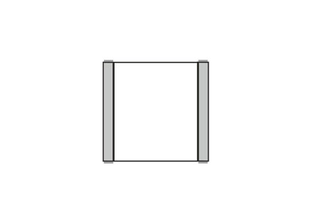 Türschild KLASSIK - 87 x 87 mm (BxH)