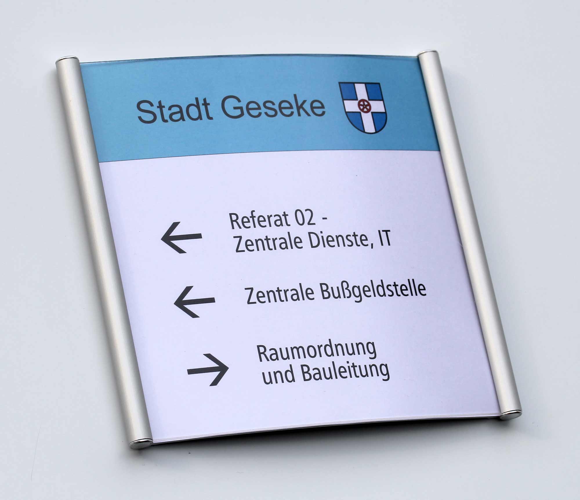 Türschild CIS.n - 163 x 105 mm (B x H) DIN A6 quer