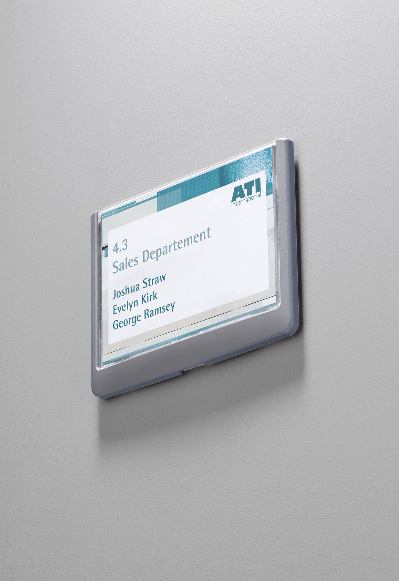 Türschild Click-Sign Durable - 149 x 105,5 mm A6