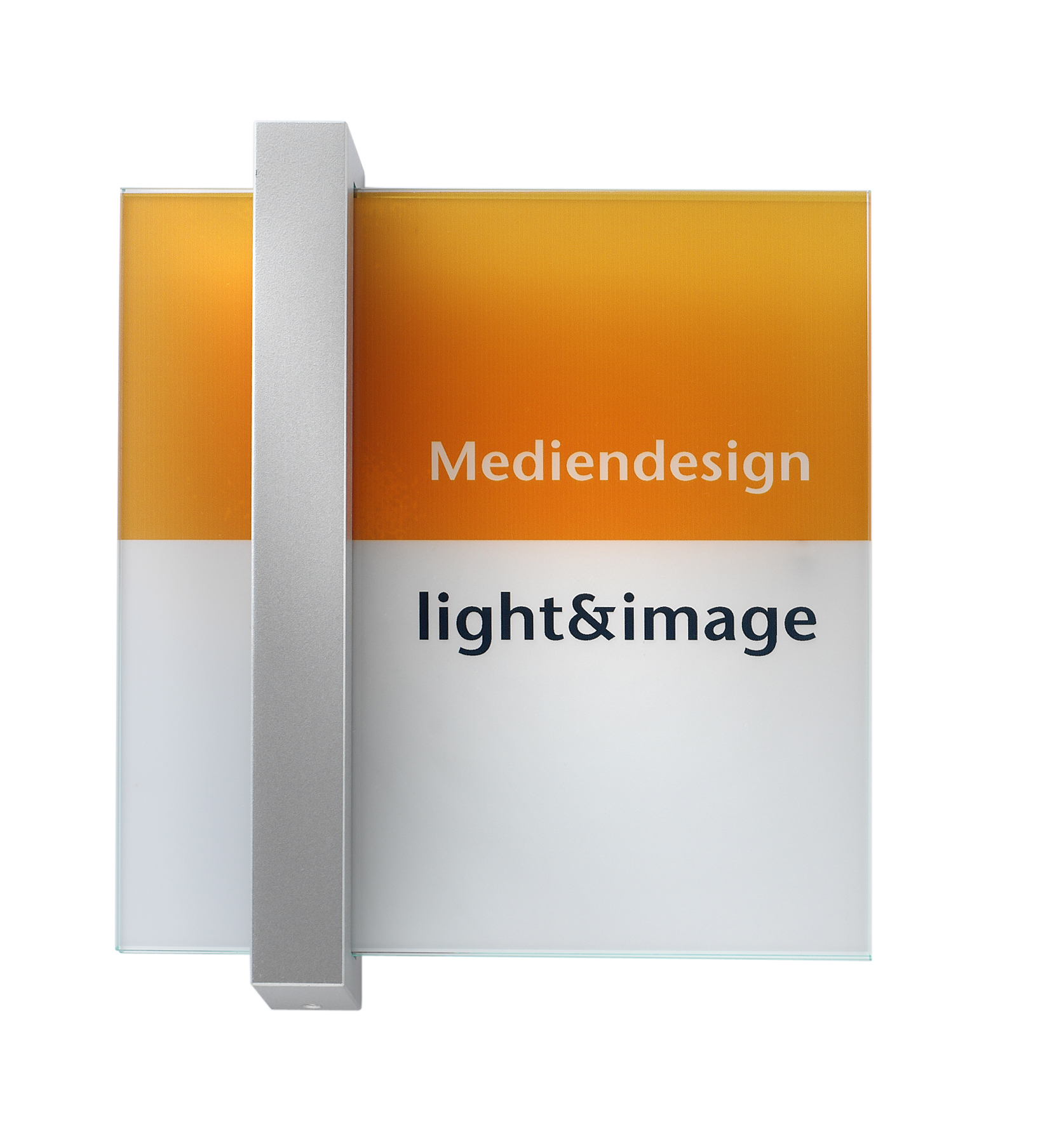 Glas-Türschild VISIGN - 200 x 211 mm A5+ (BxH)