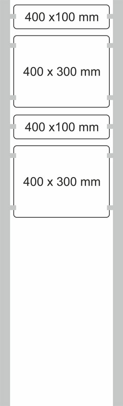 Edelstahl-Schildständer - Typ HGH-PWS-4030