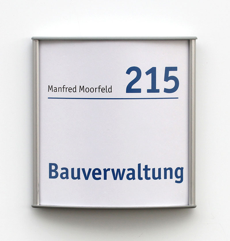Türschild ProFix / VISTA - 80 x 100 mm (BxH)