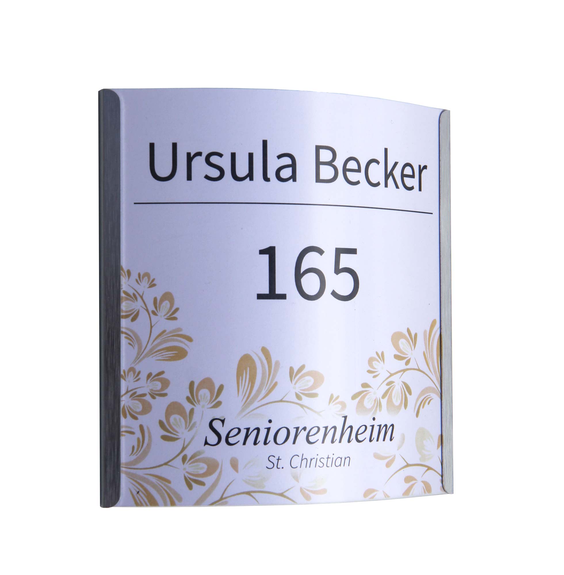 Türschild ALU.konvex - 141 x 75 mm