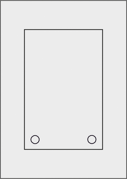 10 Blatt GALERIE - Laserdruck-Folien matt satiniert - 130 x 200 mm 2-Loch