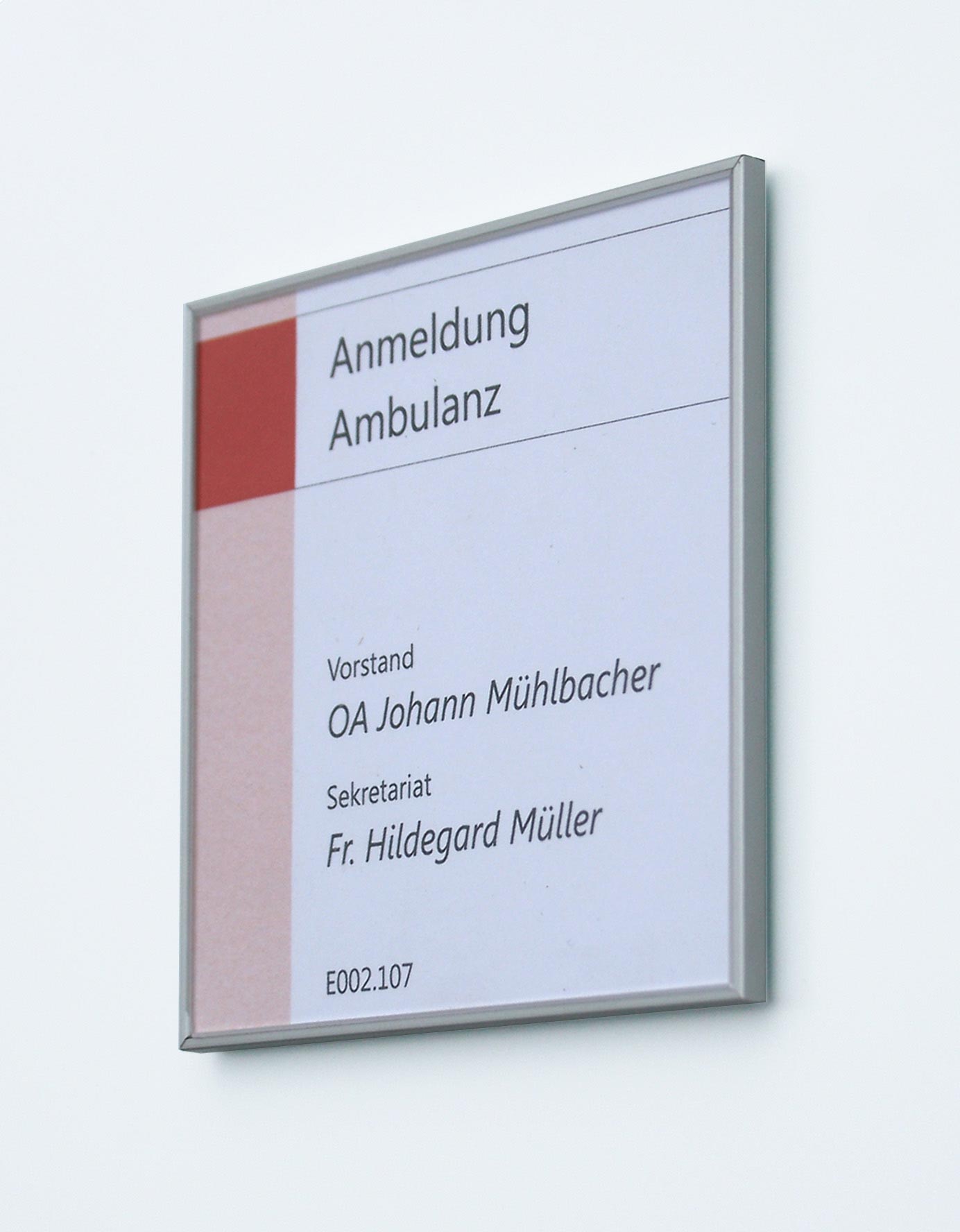 Türschild FORMO.flach - 152 x 108,5 mm A6 quer