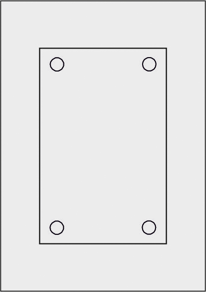 10 Blatt GALERIE - Laserdruck-Folien matt satiniert - 130 x 200 mm 4-Loch