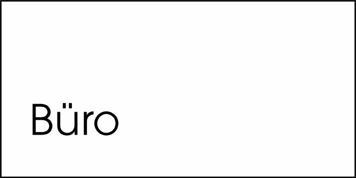 Typ Beta 250 x 125 mm - Büro
