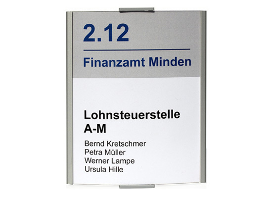 Türschild FRANKFURT
