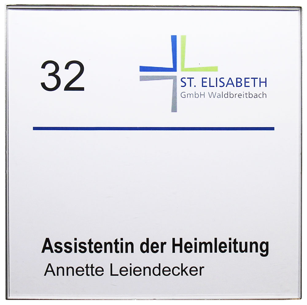 Türschild ClickFix - 212 x 299 mm A4 hoch (BxH)