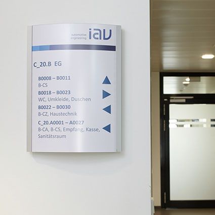 Türschild ORLANDO - 230 x 297 mm A4 hoch