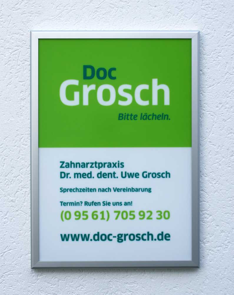 LED-beleuchtetes Schild - 50 x 70 cm