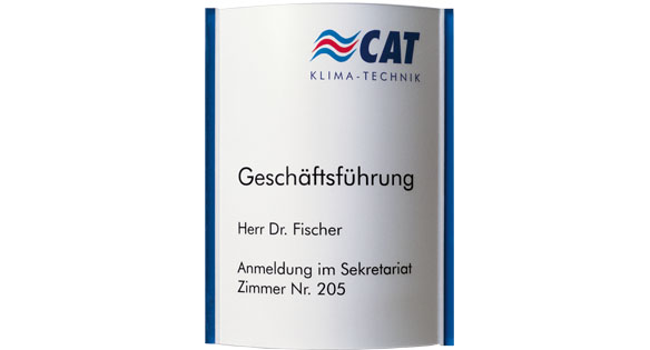 Türschild Unitex-C - 155 x 210 mm (BxH)