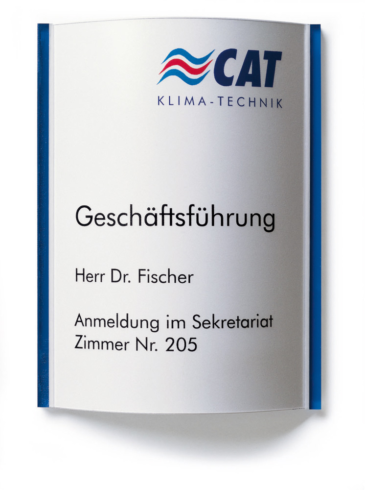 Türschild Unitex-C - 210 x 297 mm A4 (BxH)