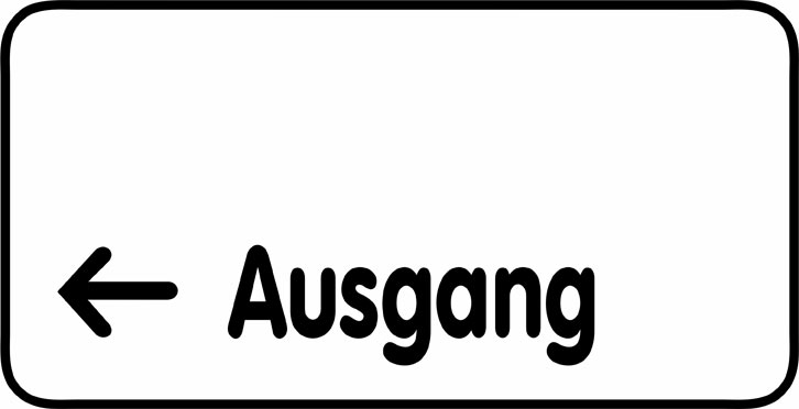 Folien-Aufkleber - 250 x 125 mm