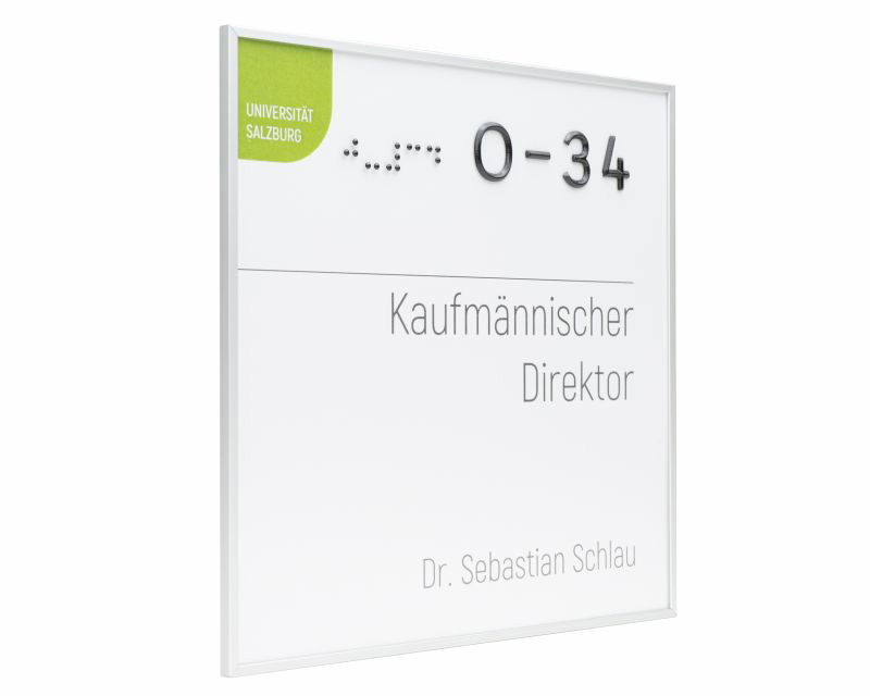 Türschild FORMOeinschub-light farbig