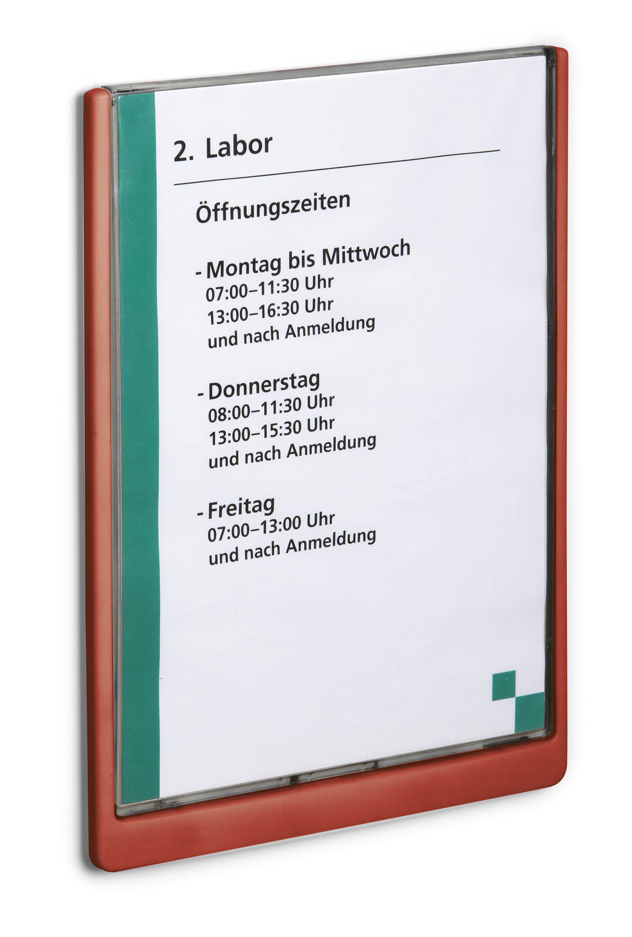 Türschild Click-Sign Durable - 210 x 297 mm A4 hoch