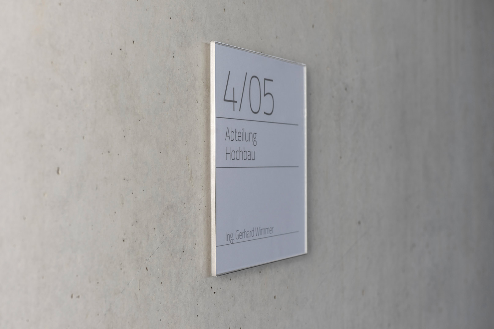 Türschild NIRO.clic - 213 x 299 mm, A4 (hoch oder quer)