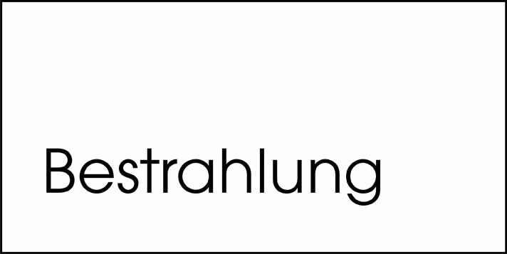 Typ Beta 250 x 125 mm - Bestrahlung