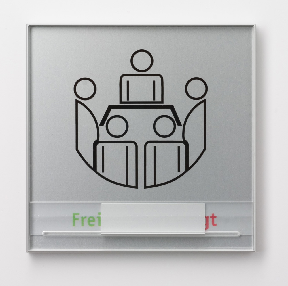 Türschild Unitex-L - 155 x 155 mm - Frei - Besetzt