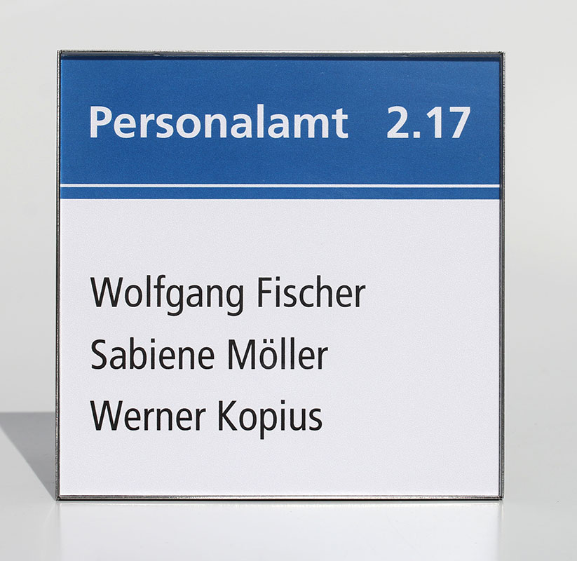 Türschild RIO - 149,5 x 107 mm A6 (hoch oder quer)