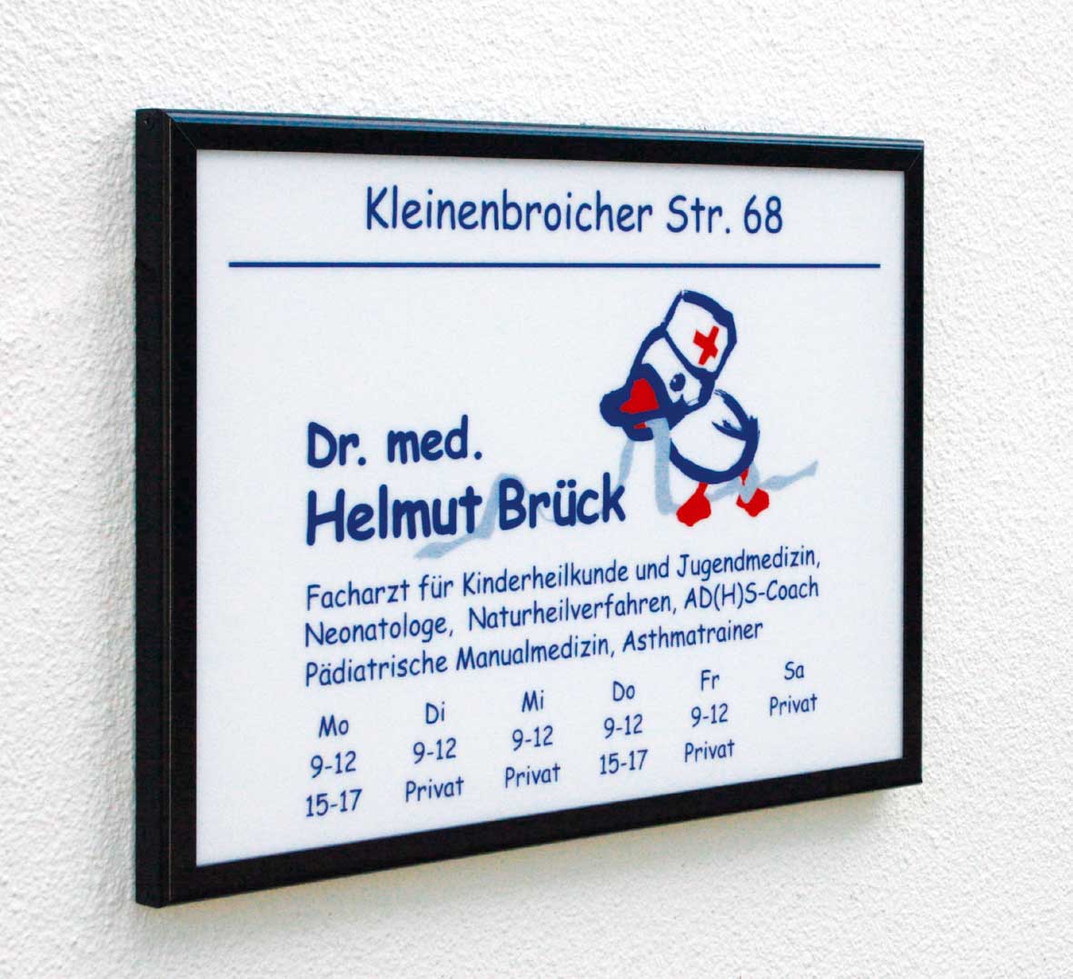LED-beleuchtetes Schild - 70 x 50 cm